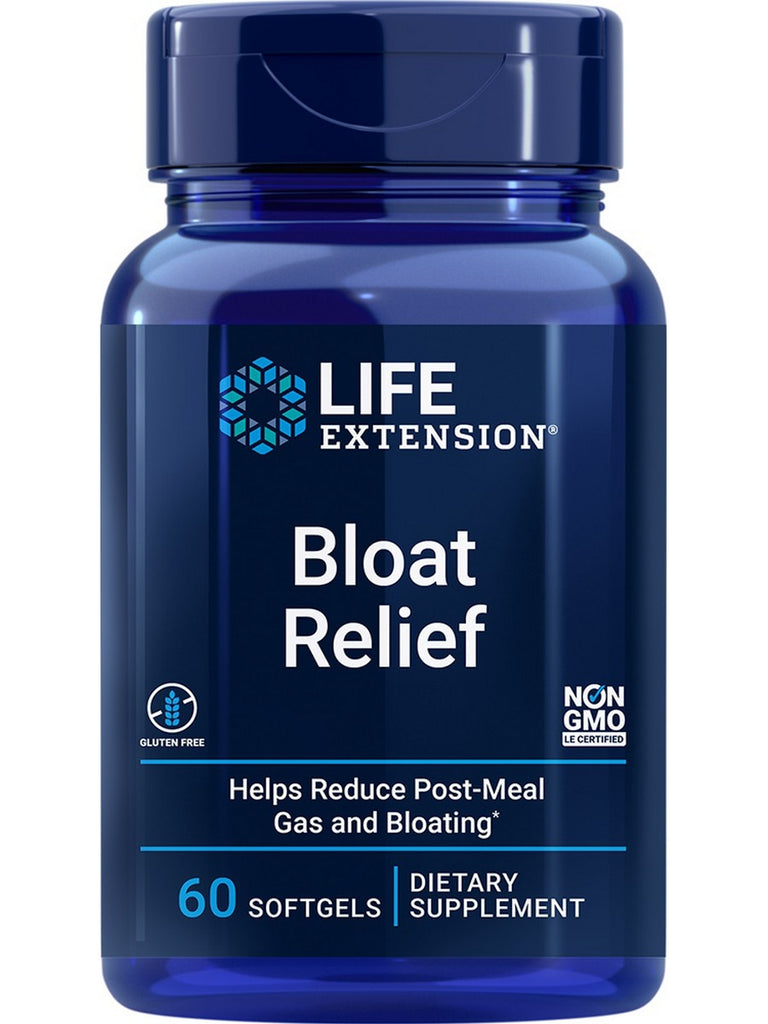 Life Extension, Bloat Relief, 60 softgels