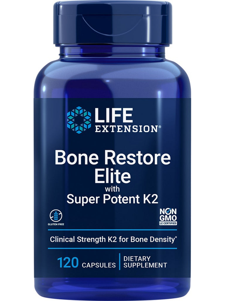 Life Extension, Bone Restore Elite with Super Potent K2, 120 capsules