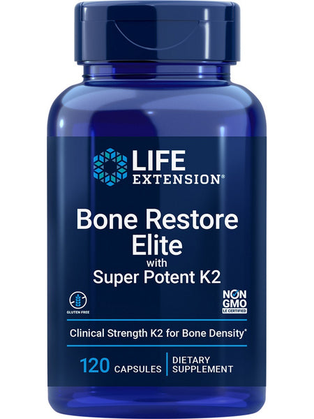Life Extension, Bone Restore Elite with Super Potent K2, 120 capsules