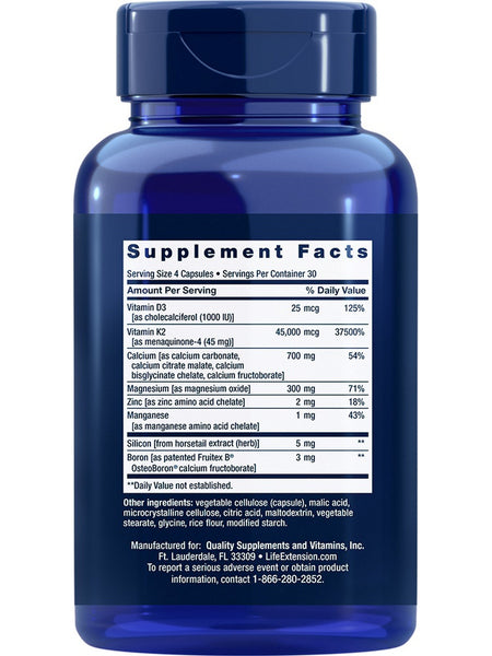 Life Extension, Bone Restore Elite with Super Potent K2, 120 capsules