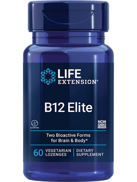 Life Extension, B12 Elite, 60 vegetarian lozenges