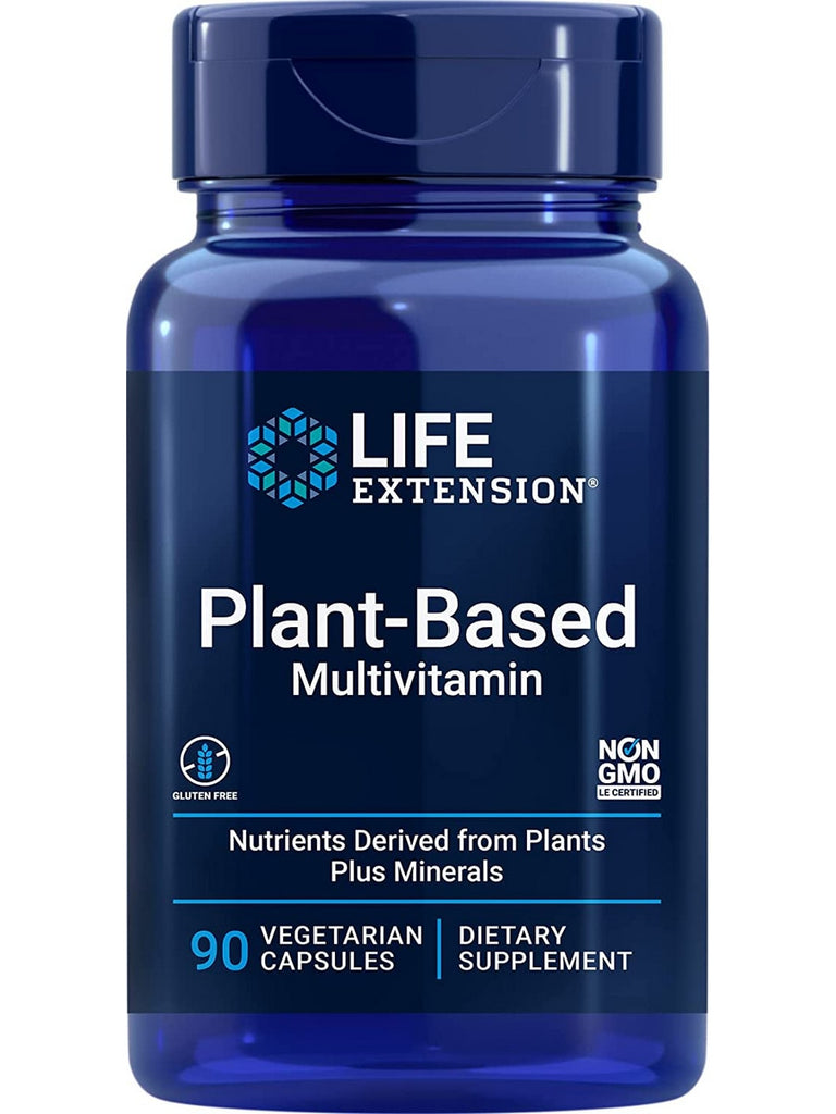 Life Extension, Plant-Based Multivitamin, 90 vegetarian capsules
