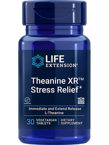 Life Extension, Theanine XR™ Stress Relief, 30 vegetarian tablets