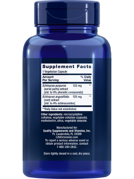 Life Extension, Echinacea Elite, 60 vegetarian capsules