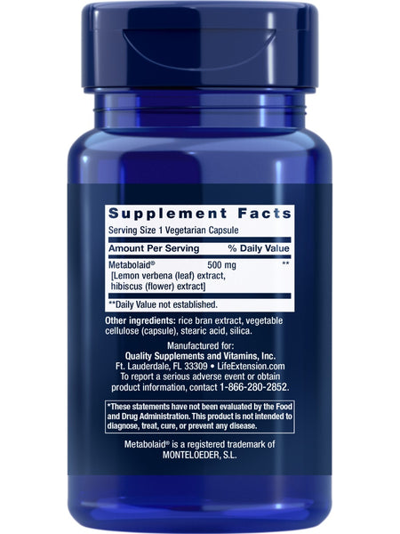 Life Extension, Body Trim and Appetite Control, 30 vegetarian capsules