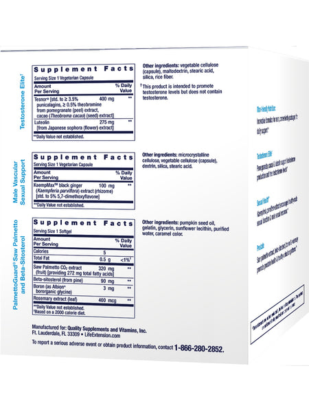 Life Extension, Men's Vitality Packs, 30 packets