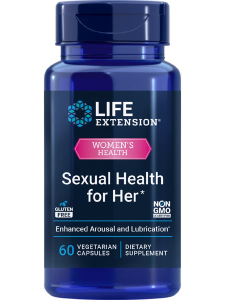 Life Extension, Sexual Health for Her, 60 vegetarian capsules