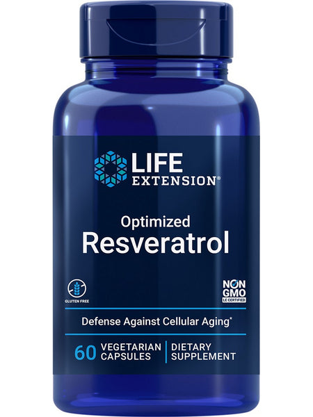 Life Extension, Optimized Resveratrol, 60 vegetarian capsules