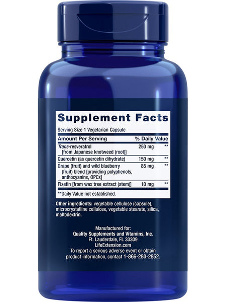 Life Extension, Resveratrol Elite, 60 vegetarian capsules