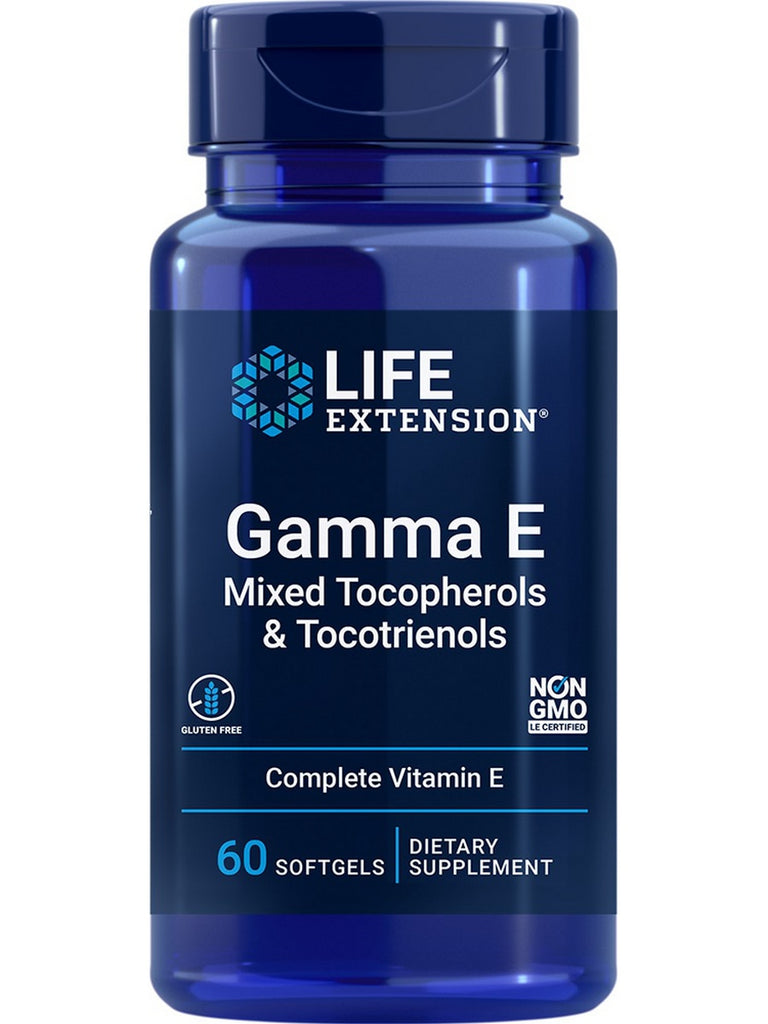 Life Extension, Gamma E Mixed Tocopherols & Tocotrienols, 60 softgels