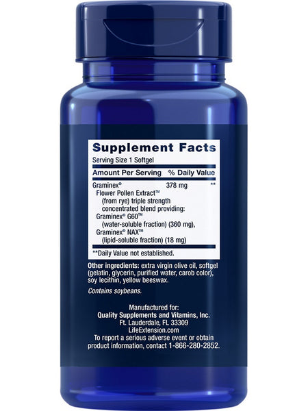 Life Extension, Triple Strength ProstaPollen™, 30 softgels