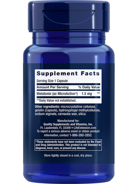 Life Extension, Melatonin IR/XR, 60 capsules