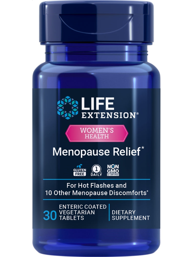 Life Extension, Menopause Relief, 30 enteric-coated vegetarian tablets