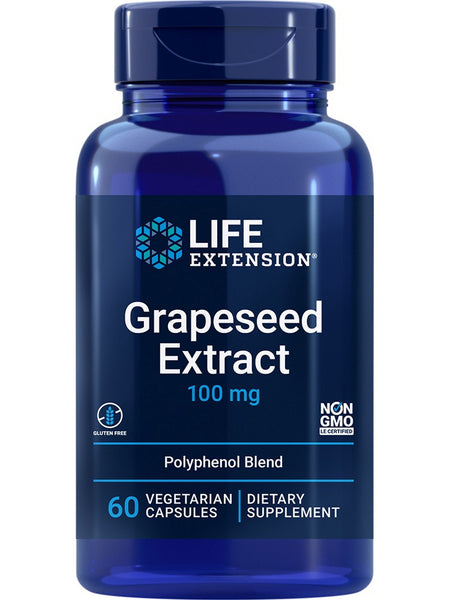 Life Extension, Grapeseed Extract, 60 vegetarian capsules
