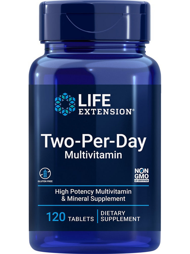 Life Extension, Two-Per-Day Multivitamin, 120 tablets