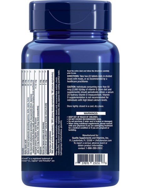 Life Extension, Two-Per-Day Multivitamin, 120 tablets