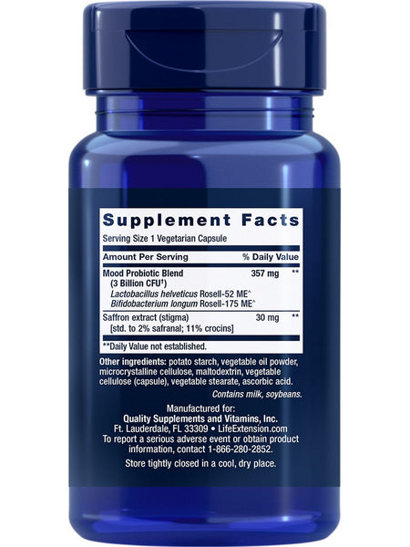 Life Extension, FLORASSIST® Mood Improve, 30 vegetarian capsules