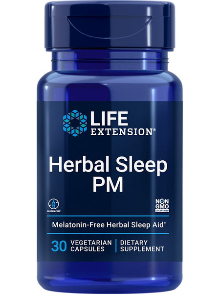 Life Extension, Herbal Sleep PM, 30 vegetarian capsules