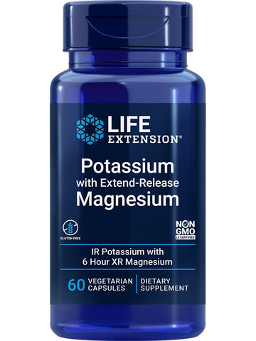 Life Extension, Potassium with Extend-Release Magnesium, 60 vegetarian capsules