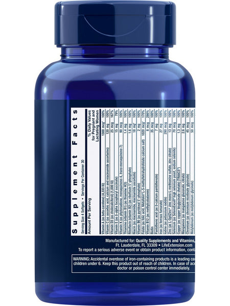 Life Extension, Prenatal Advantage, 120 easy-to-swallow softgels