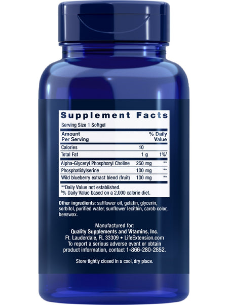 Life Extension, Cognitex® Alpha GPC, 30 softgels