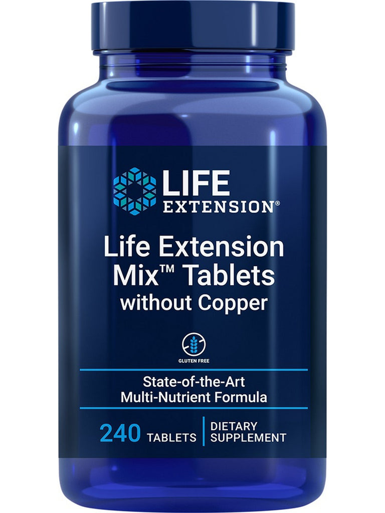 Life Extension, Life Extension Mix™ Tablets without Copper, 240 tablets