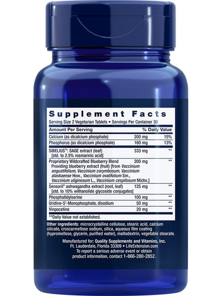 Life Extension, Cognitex® Elite, 60 vegetarian tablets