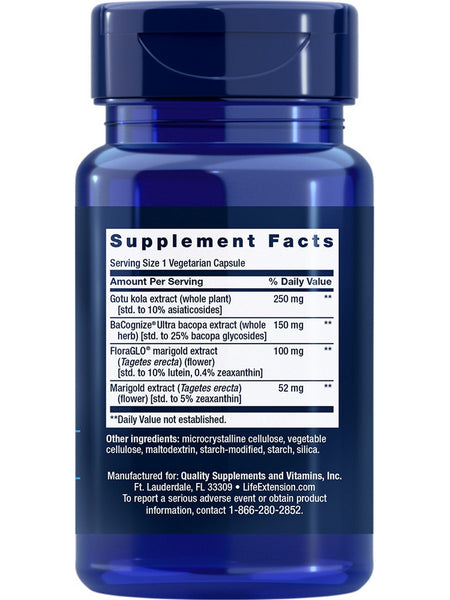 Life Extension, Quick Brain Nootropic, 30 vegetarian capsules