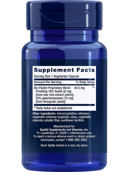 Life Extension, Bio-Fisetin, 30 vegetarian capsules