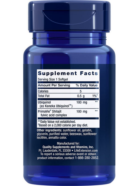 Life Extension, Super Ubiquinol CoQ10 with Enhanced Mitochondrial Support™, 100 mg, 60 softgels