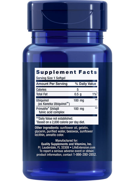 Life Extension, Super Ubiquinol CoQ10 with Enhanced Mitochondrial Support™, 100 mg, 30 softgels