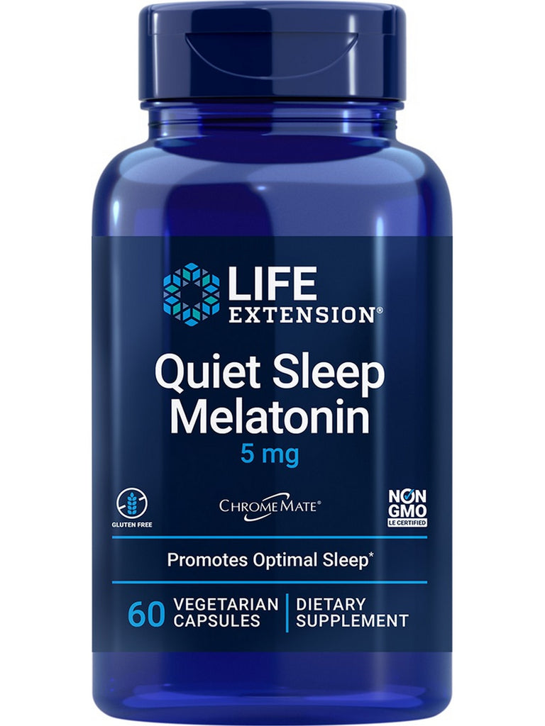 Life Extension, Quiet Sleep Melatonin, 5 mg, 60 vegetarian capsules