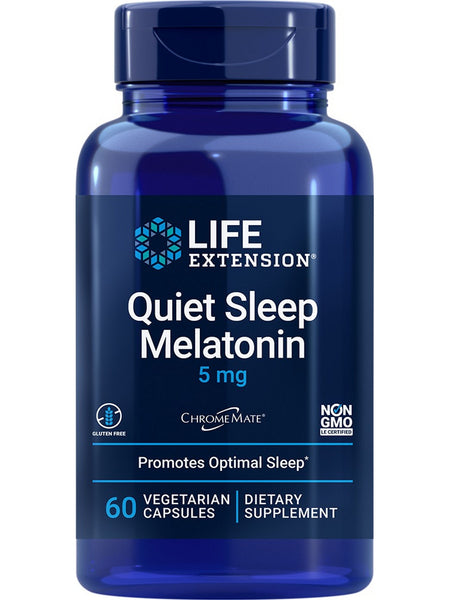 Life Extension, Quiet Sleep Melatonin, 5 mg, 60 vegetarian capsules