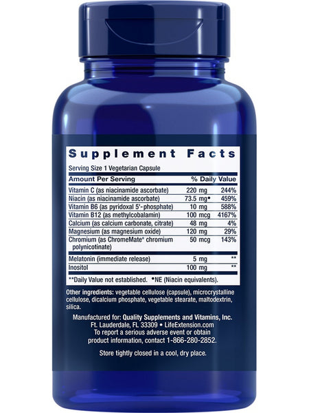 Life Extension, Quiet Sleep Melatonin, 5 mg, 60 vegetarian capsules