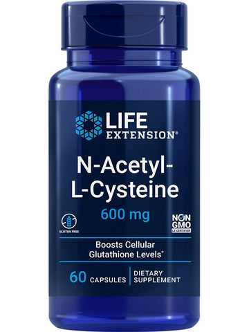 Life Extension, N-Acetyl-L-Cysteine, 600 mg, 60 capsules