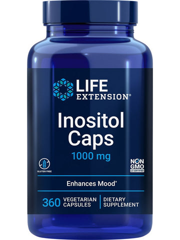 Life Extension, Inositol Caps, 1000 mg, 360 vegetarian capsules