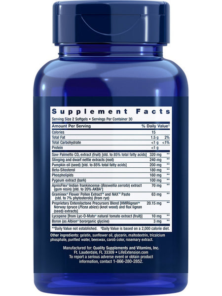 Life Extension, Ultra Prostate Formula, 60 softgels