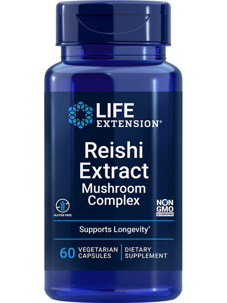 Life Extension, Reishi Extract Mushroom Complex, 60 vegetarian capsules