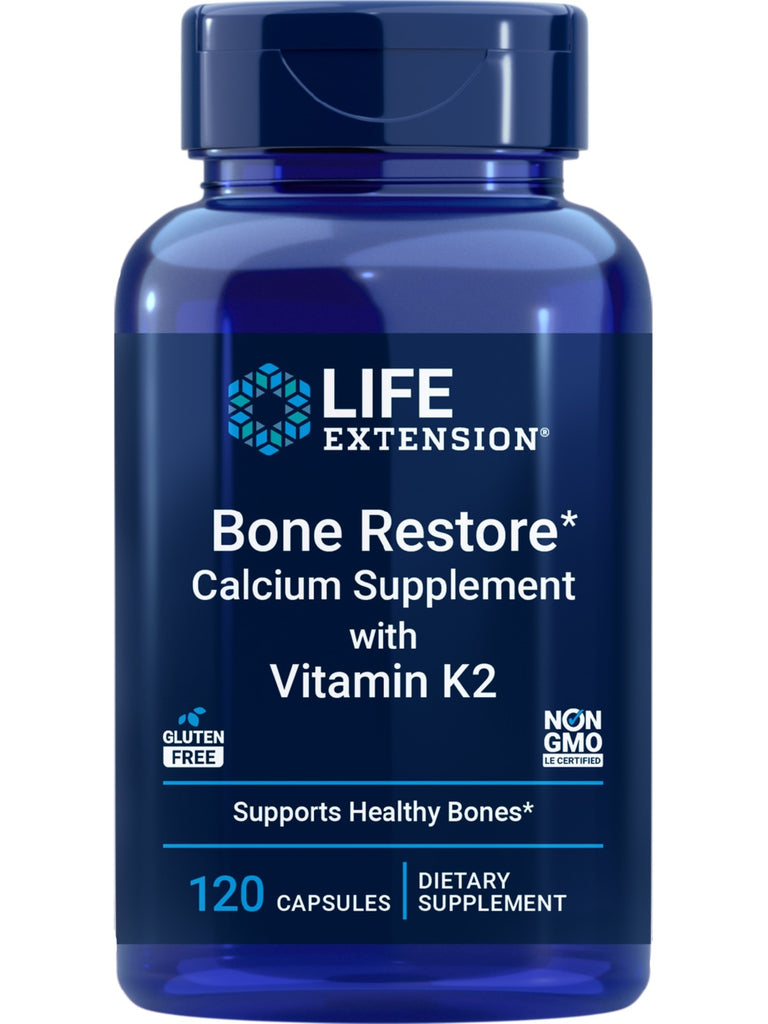 Life Extension, Bone Restore with Vitamin K2, 120 capsules