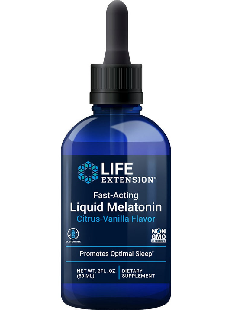 Life Extension, Fast-Acting Liquid Melatonin Citrus-Vanilla Flavor, 2 fl oz