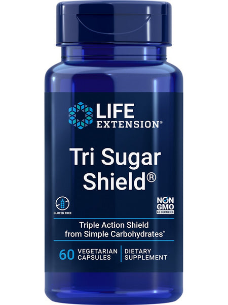 Life Extension, Tri Sugar Shield®, 60 vegetarian capsules