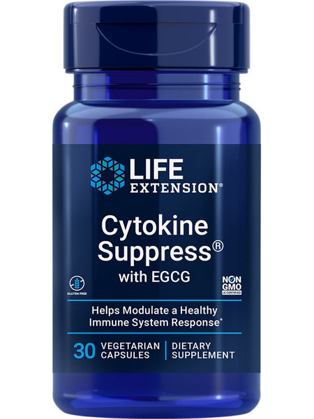 Life Extension, Cytokine Suppress® with EGCG, 30 vegetarian capsules
