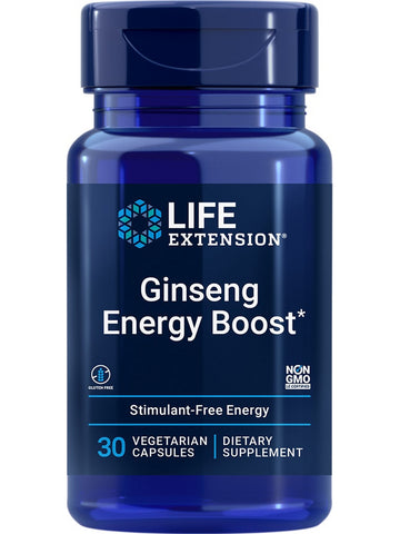 Life Extension, Ginseng Energy Boost, 30 vegetarian capsules