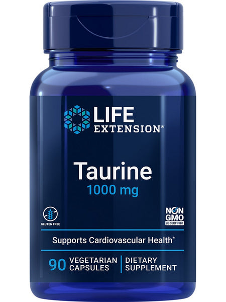 Life Extension, Taurine, 1000 mg, 90 vegetarian capsules