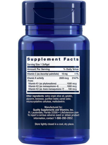 Life Extension, Super K, 90 softgels