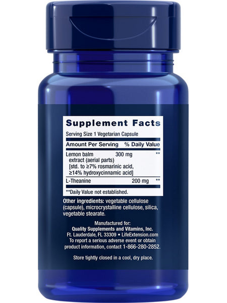 Life Extension, Enhanced Stress Relief, 30 vegetarian capsules