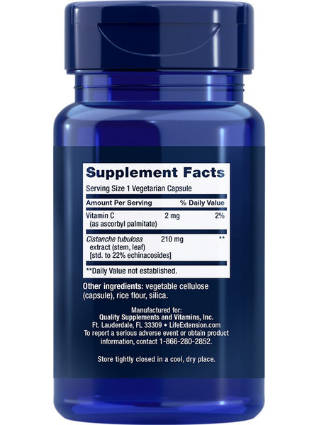 Life Extension, Standardized Cistanche, 30 vegetarian capsules