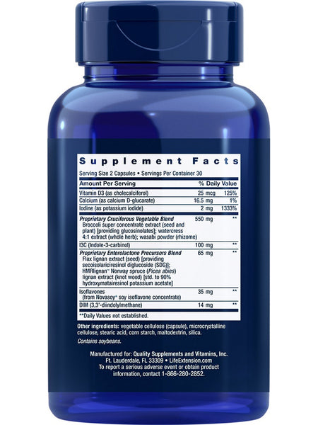 Life Extension, Breast Health Formula, 60 capsules
