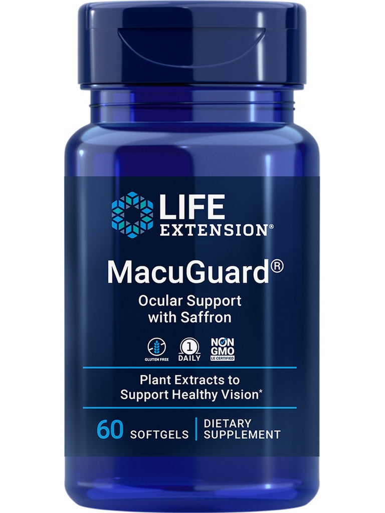 Life Extension, MacuGuard® Ocular Support with Saffron, 60 softgels