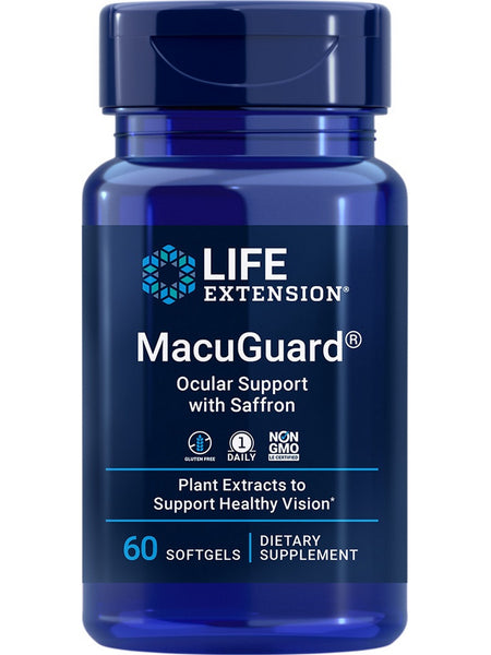 Life Extension, MacuGuard® Ocular Support with Saffron, 60 softgels